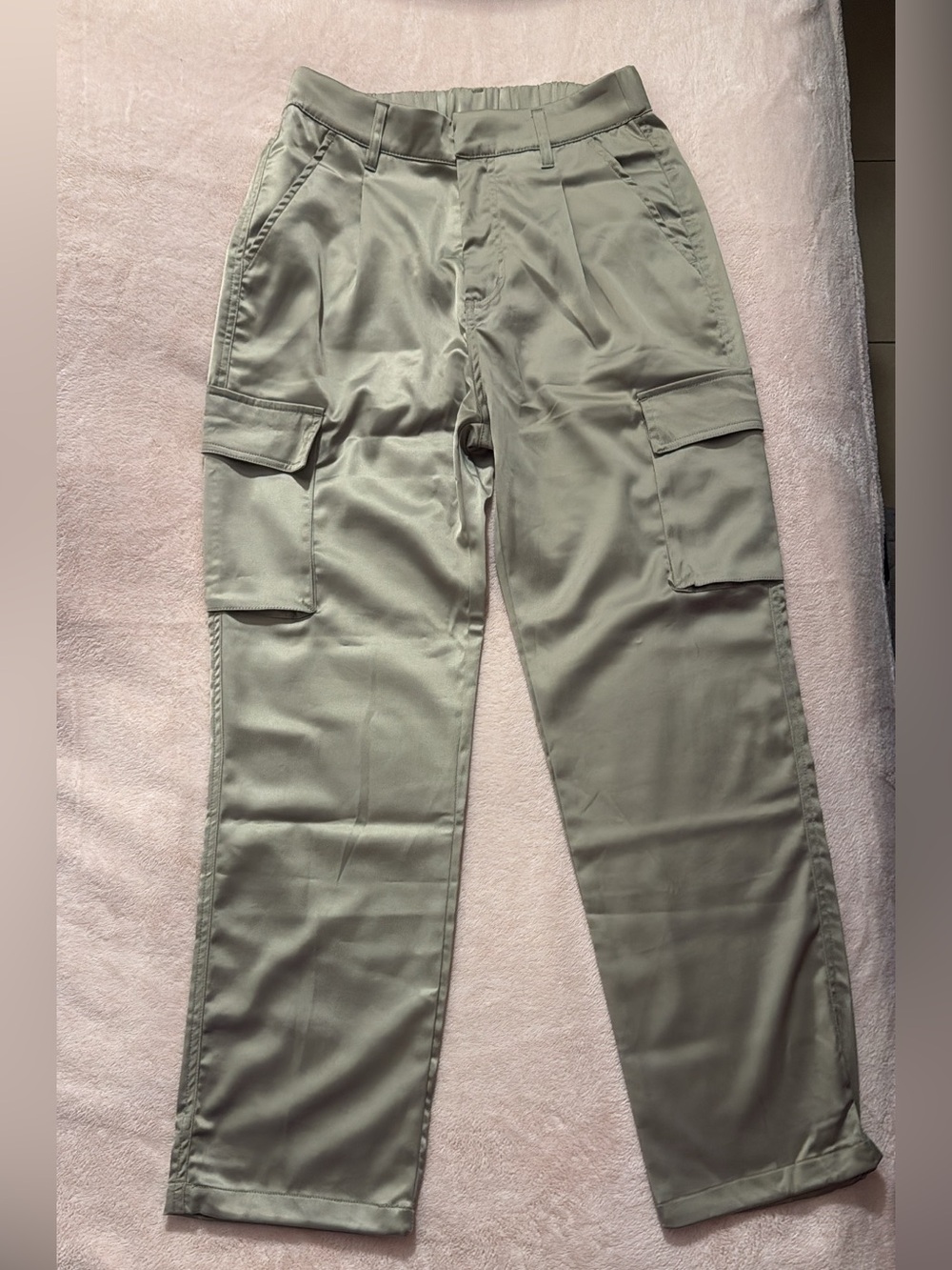 YoungLA Olive Green Cargo Pants - Utility Pocket Trousers